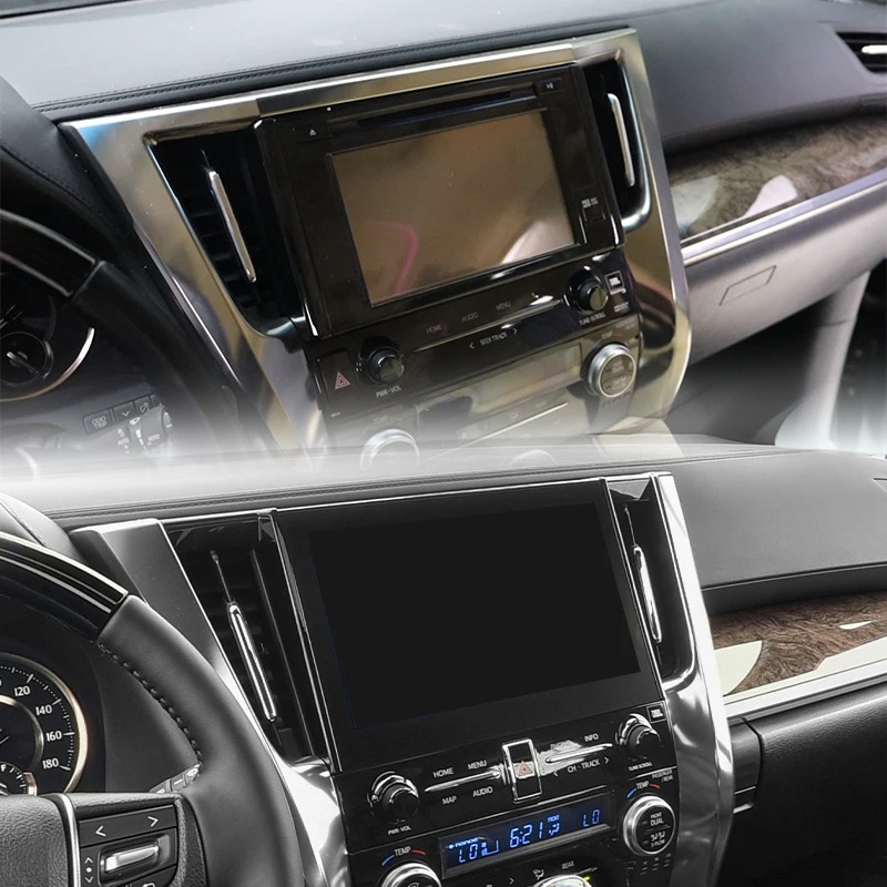 For  Alphard 35 Series Center Console Screen with Vent, Compatible with 2015-2022 Models